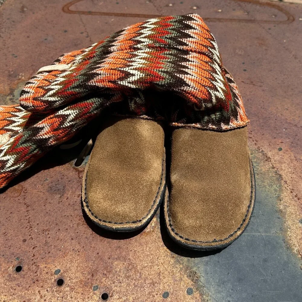 Keen Auburn Suede Moccasin, Shearling, Sweater Knit Boots
